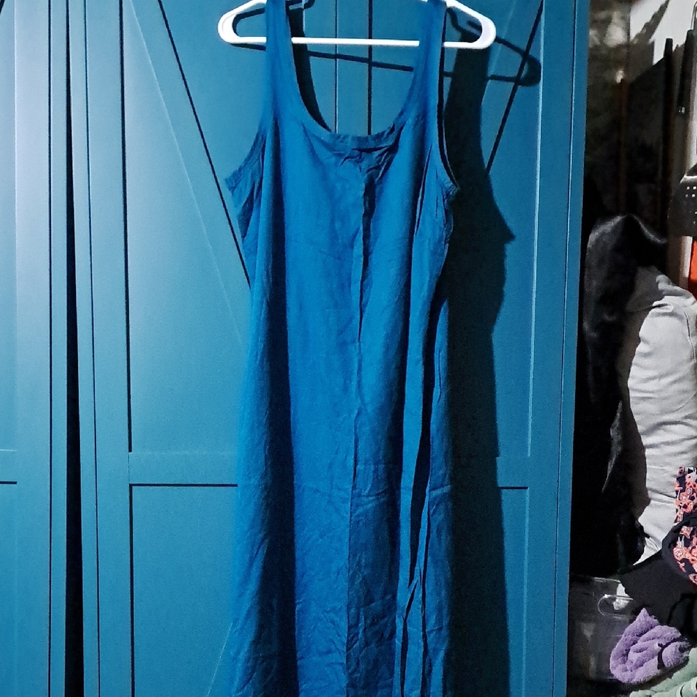 Vintage Faded Glory Jeans Maxi Dress